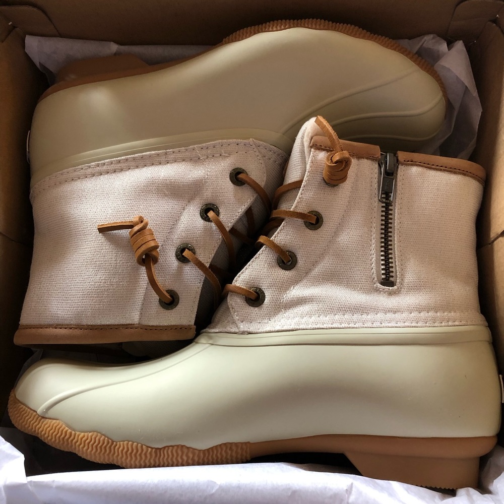 Sperry Saltwater Metallic Duck Boots